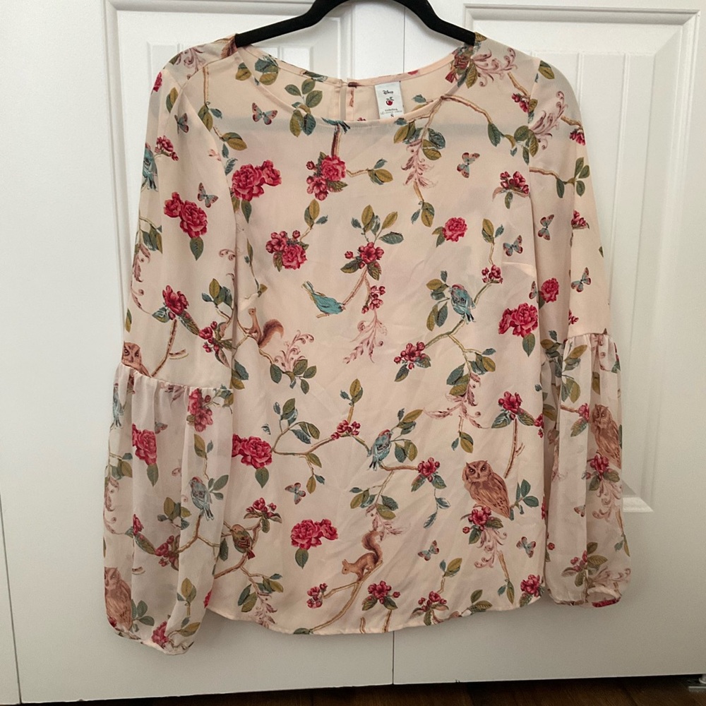 Disney LC collection floral blouse